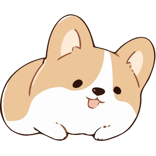 🐶 Эмодзи «Soft Corgi» для Telegram