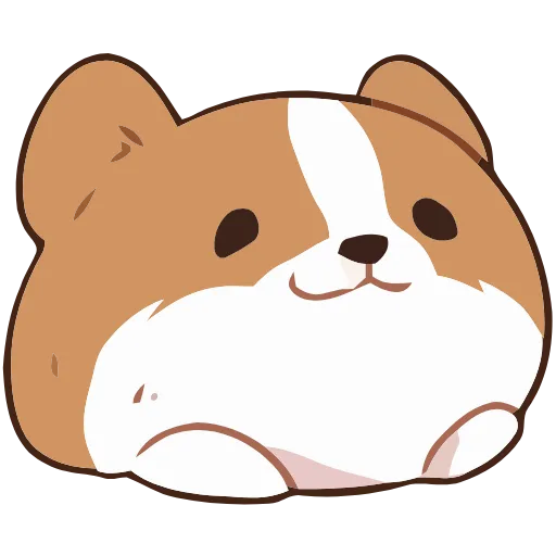 🐶 Эмодзи «Soft Corgi» для Telegram