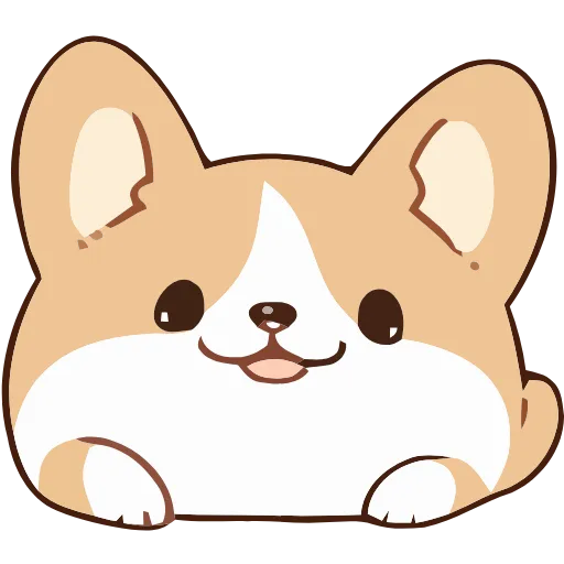 🐶 Эмодзи «Soft Corgi» для Telegram