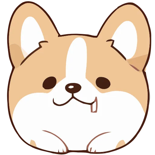 🐶 Эмодзи «Soft Corgi» для Telegram