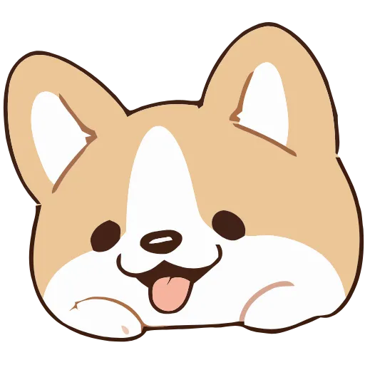 🐶 Эмодзи «Soft Corgi» для Telegram