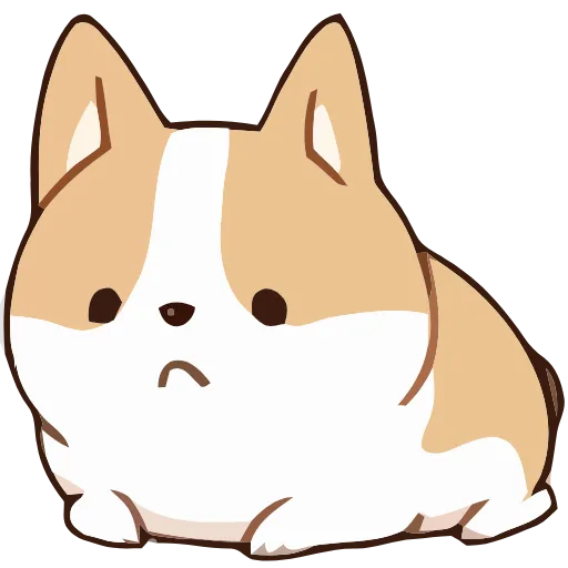 🐶 Эмодзи «Soft Corgi» для Telegram