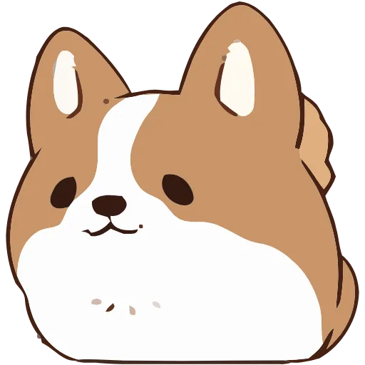 🐶 Эмодзи «Soft Corgi» для Telegram