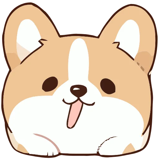 🐶 Эмодзи «Soft Corgi» для Telegram