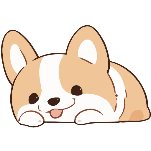 🐶 Эмодзи «Soft Corgi» для Telegram