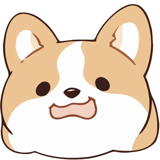 🐶 Эмодзи «Soft Corgi» для Telegram