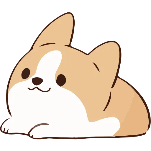 🐶 Эмодзи «Soft Corgi» для Telegram