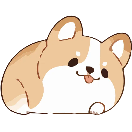 🐶 Эмодзи «Soft Corgi» для Telegram