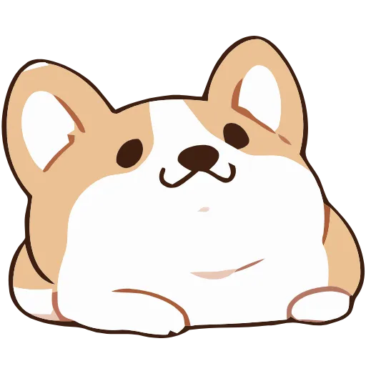 🐶 Эмодзи «Soft Corgi» для Telegram