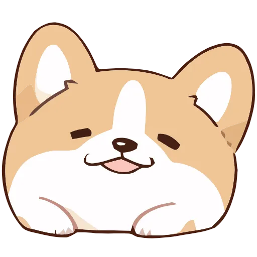 🐶 Эмодзи «Soft Corgi» для Telegram