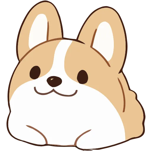🐶 Эмодзи «Soft Corgi» для Telegram
