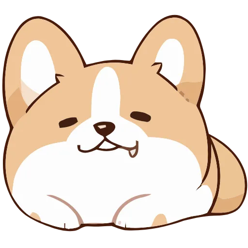 🐶 Эмодзи «Soft Corgi» для Telegram