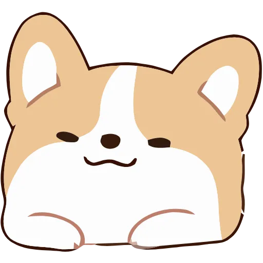 🐶 Эмодзи «Soft Corgi» для Telegram