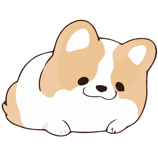 🐶 Эмодзи «Soft Corgi» для Telegram