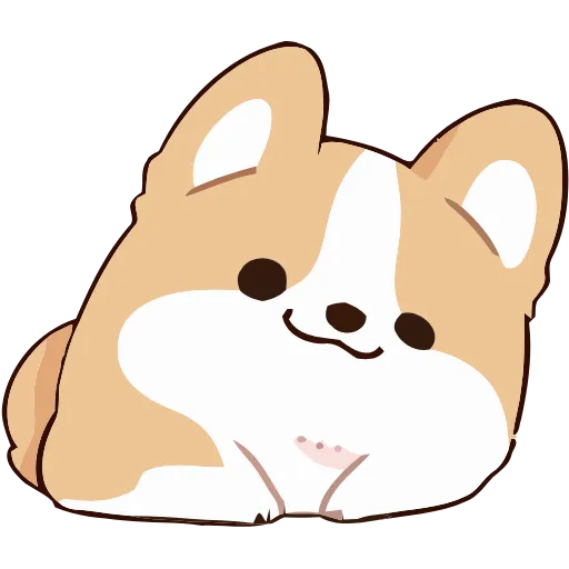 🐶 Эмодзи «Soft Corgi» для Telegram