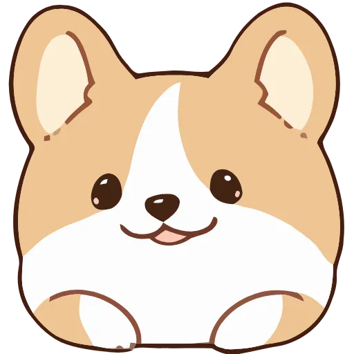 🐶 Эмодзи «Soft Corgi» для Telegram