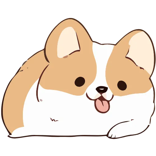 🐶 Эмодзи «Soft Corgi» для Telegram