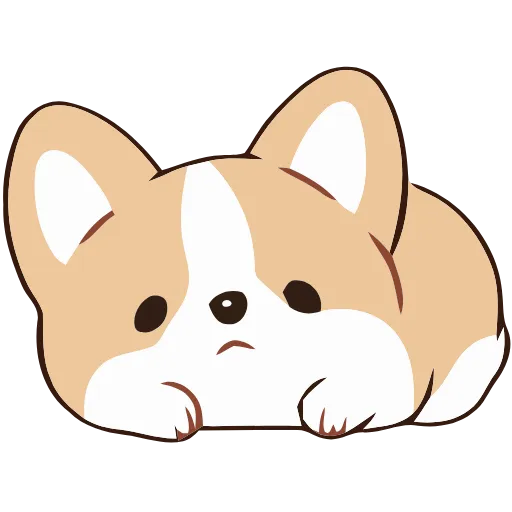 🐶 Эмодзи «Soft Corgi» для Telegram