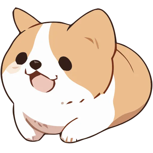 🐶 Эмодзи «Soft Corgi» для Telegram