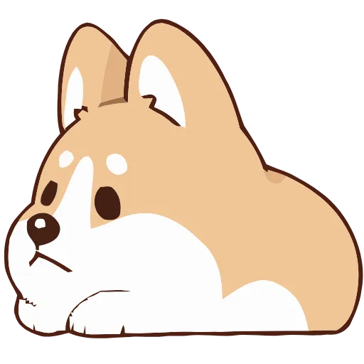 🐶 Эмодзи «Soft Corgi» для Telegram