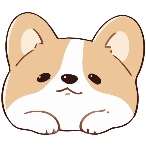 🐶 Эмодзи «Soft Corgi» для Telegram