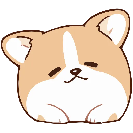 🐶 Эмодзи «Soft Corgi» для Telegram