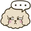 😒 Эмодзи «Poodle» для Telegram
