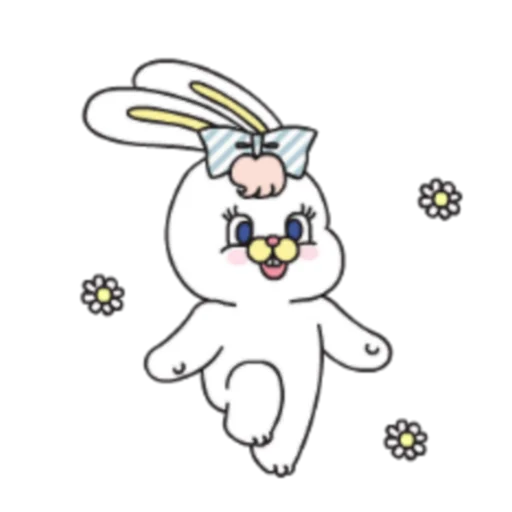 😄 Стикер «粉紅莉可兔 Prt. 1-2 (FULL) [中文]» для Telegram