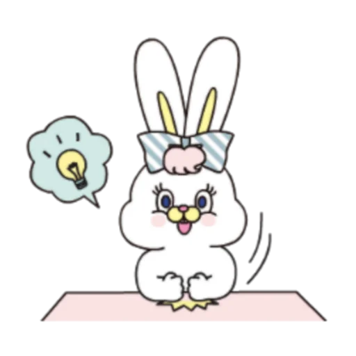 💡 Стикер «粉紅莉可兔 Prt. 1-2 (FULL) [中文]» для Telegram