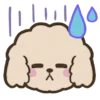 😨 Эмодзи «Soft poodle» для Telegram