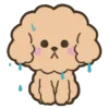 😢 Эмодзи «Soft poodle» для Telegram