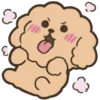 🥰 Эмодзи «Soft poodle» для Telegram