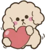 ❤️ Эмодзи «Soft poodle» для Telegram