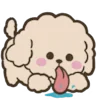 👅 Эмодзи «Soft poodle» для Telegram