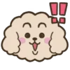 😳 Эмодзи «Soft poodle» для Telegram