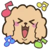 🥳 Эмодзи «Soft poodle» для Telegram