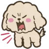 😡 Эмодзи «Soft poodle» для Telegram