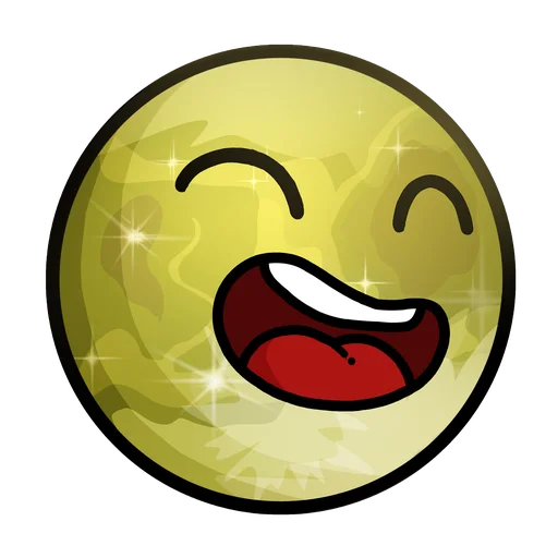 😃 Стикер «Шаранутый Космос» для Telegram