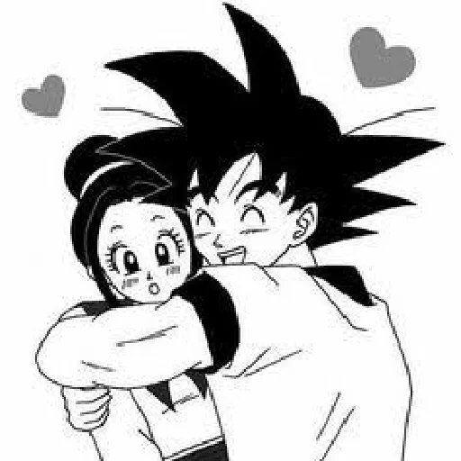 👩‍❤‍👩 Стикер «Son Goku» для Telegram