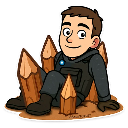 🙂 Стикер «Sons of the Forest» для Telegram