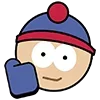 👍 Эмодзи «😑 Южный парк в виде пинов Бравл Старс» для Telegram