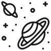 🌑 Эмодзи «#adaptive #space» для Telegram