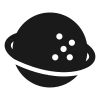 🌑 Эмодзи «#adaptive #space» для Telegram
