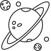 🌑 Эмодзи «#adaptive #space» для Telegram