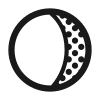 🌑 Эмодзи «#adaptive #space» для Telegram