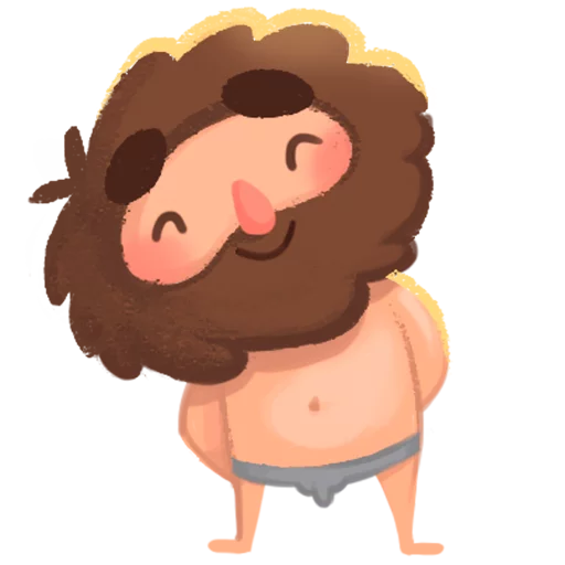 🙂 Стикер «Space Caveman» для Telegram
