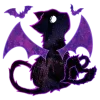 🦇 Эмодзи «Space Cat» для Telegram