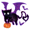 🦇 Эмодзи «Space Cat» для Telegram