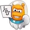 🆗 Эмодзи «Косьминожки — космические эмоджи красавца Спейсера» для Telegram