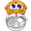 🥲 Эмодзи «Косьминожки — космические эмоджи красавца Спейсера» для Telegram